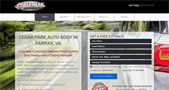 Desktop Screenshot of cedarparkautobody.com