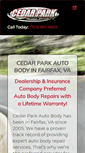 Mobile Screenshot of cedarparkautobody.com